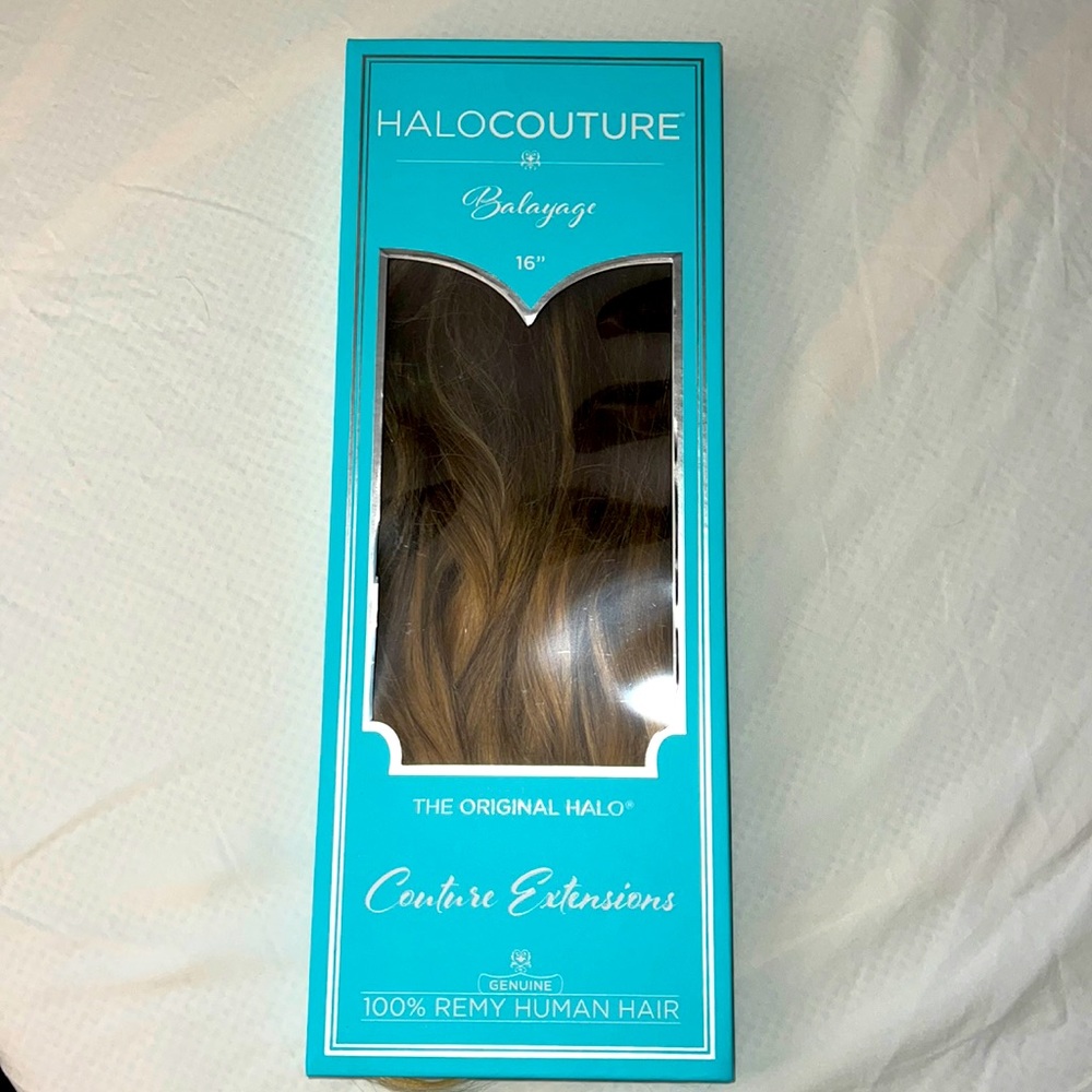 HaloCouture 16inch couture extensions. B14/24 balayage. 100% Remy hair.